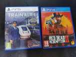 Zestaw 2 gier PS4 train life + red dead 2