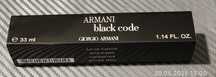 Perfumy męskie ArmaniBlack Code33ml
