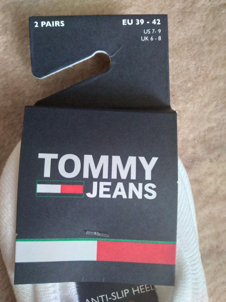 Skarpetki stopki Tommy Hilfiger r. 39-42 -oryginał- 2 pary