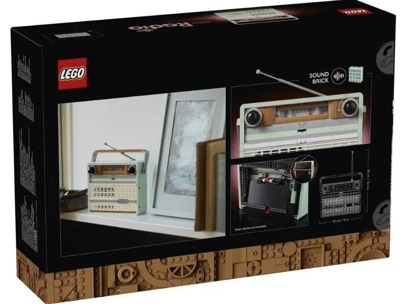 LEGO 10334 Icons Ретро Радіоприймач (10334) новинка 2025 Лего 10334