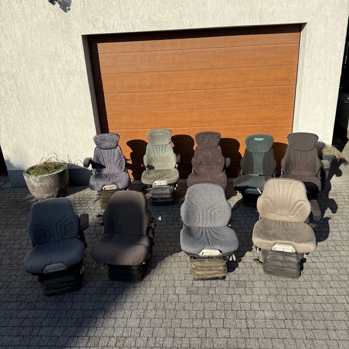 Fotel do ciągnika grammer fendt gramer siedzenie pneumatyczne