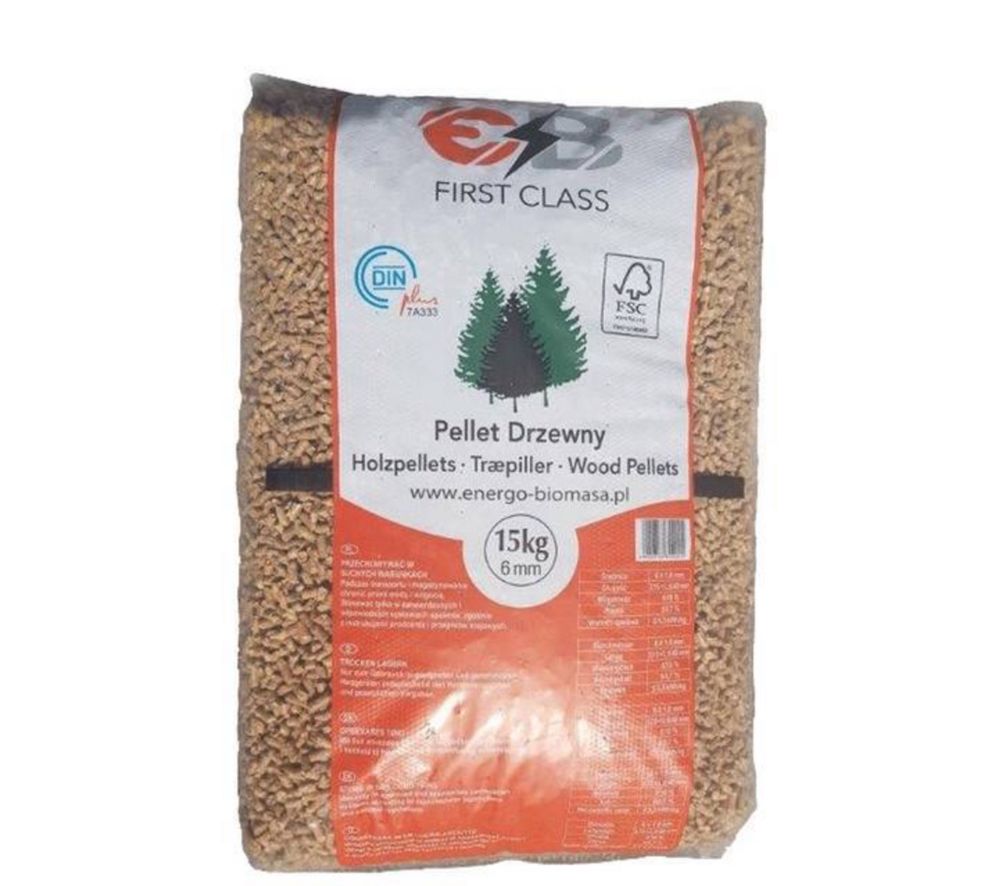 Pellet drzewny Fabich EB 6mm super jakość A1