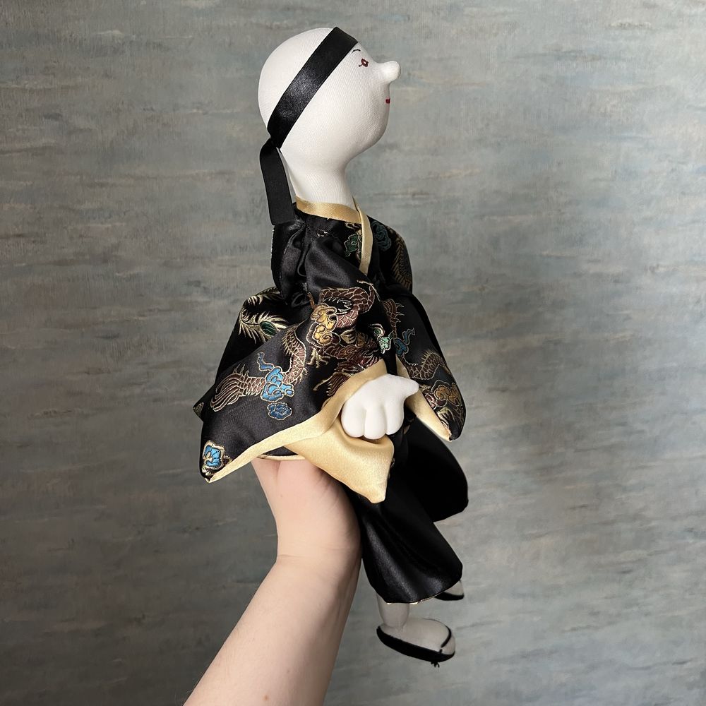 Лимитированная текстильная кукла-самурай
