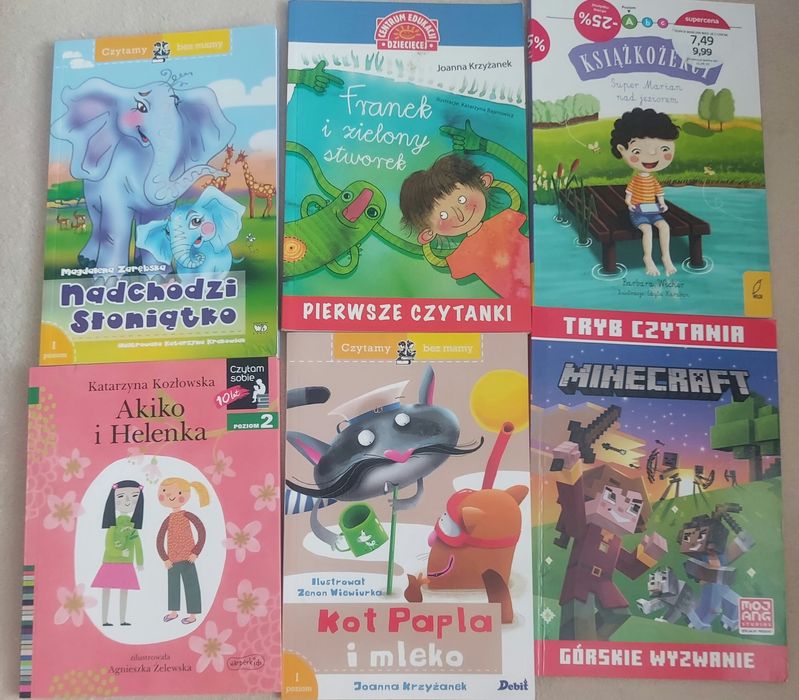 Książki do nauki czytania poziom 2 i 3