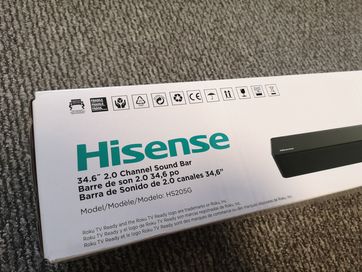 Tanio! Nowy! Soundbar HISENSE HS205G Czarny