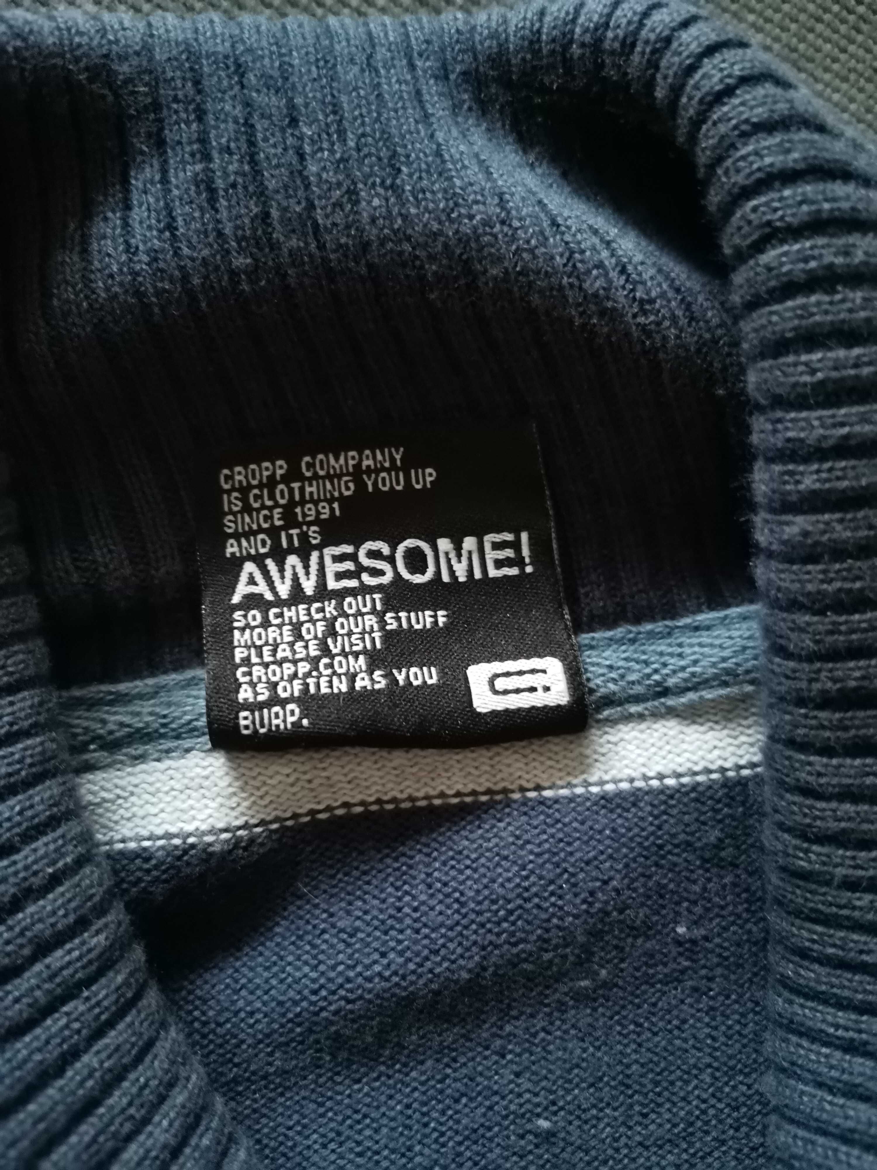 Elegancki sweter męski w paski – Cropp