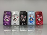 Скляний чохол Зайка Apple iPhone 11 Чехол стеклянный  с защитой камеры