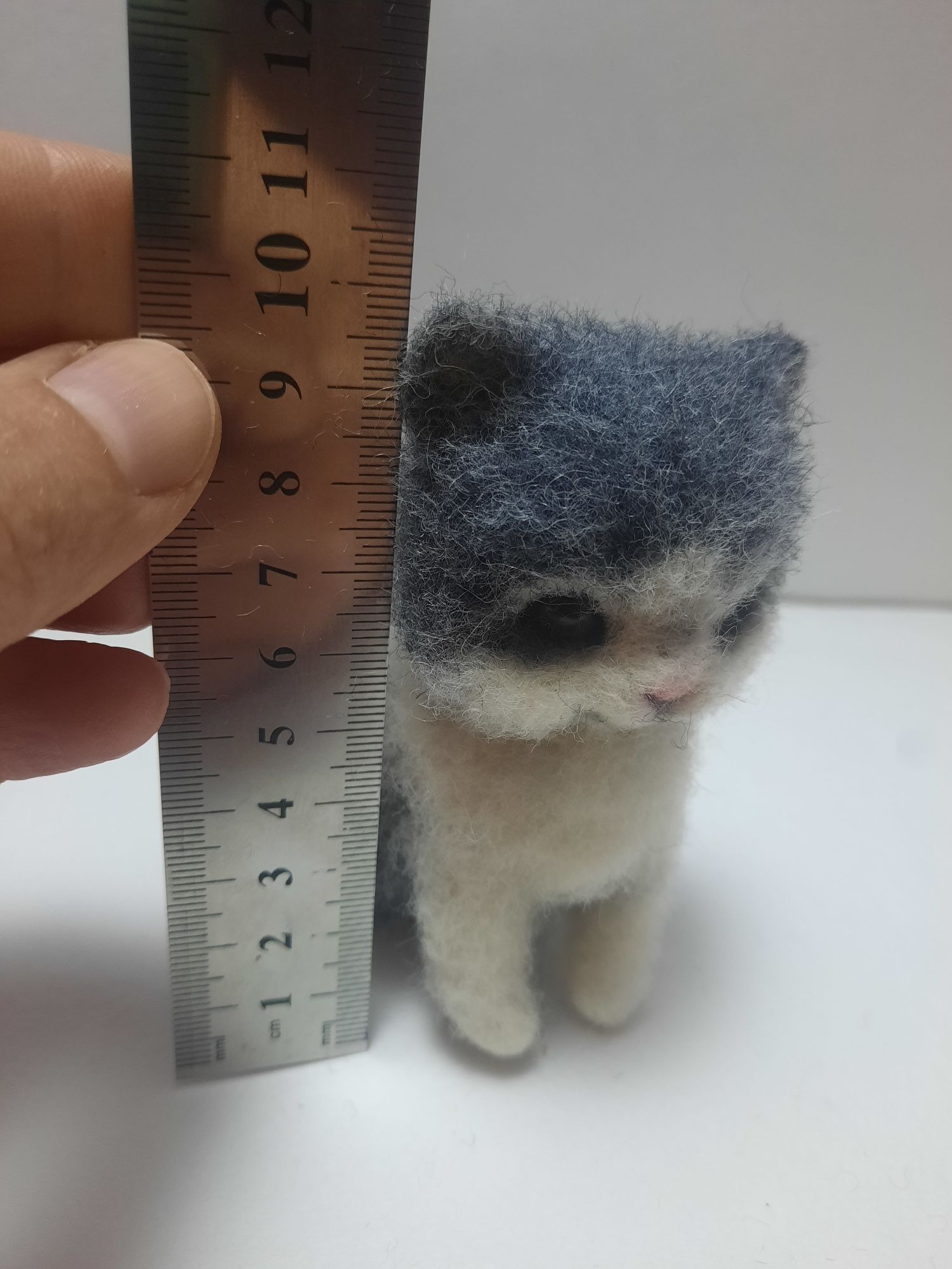 Валяная игрушка котенок, валяне кошеня