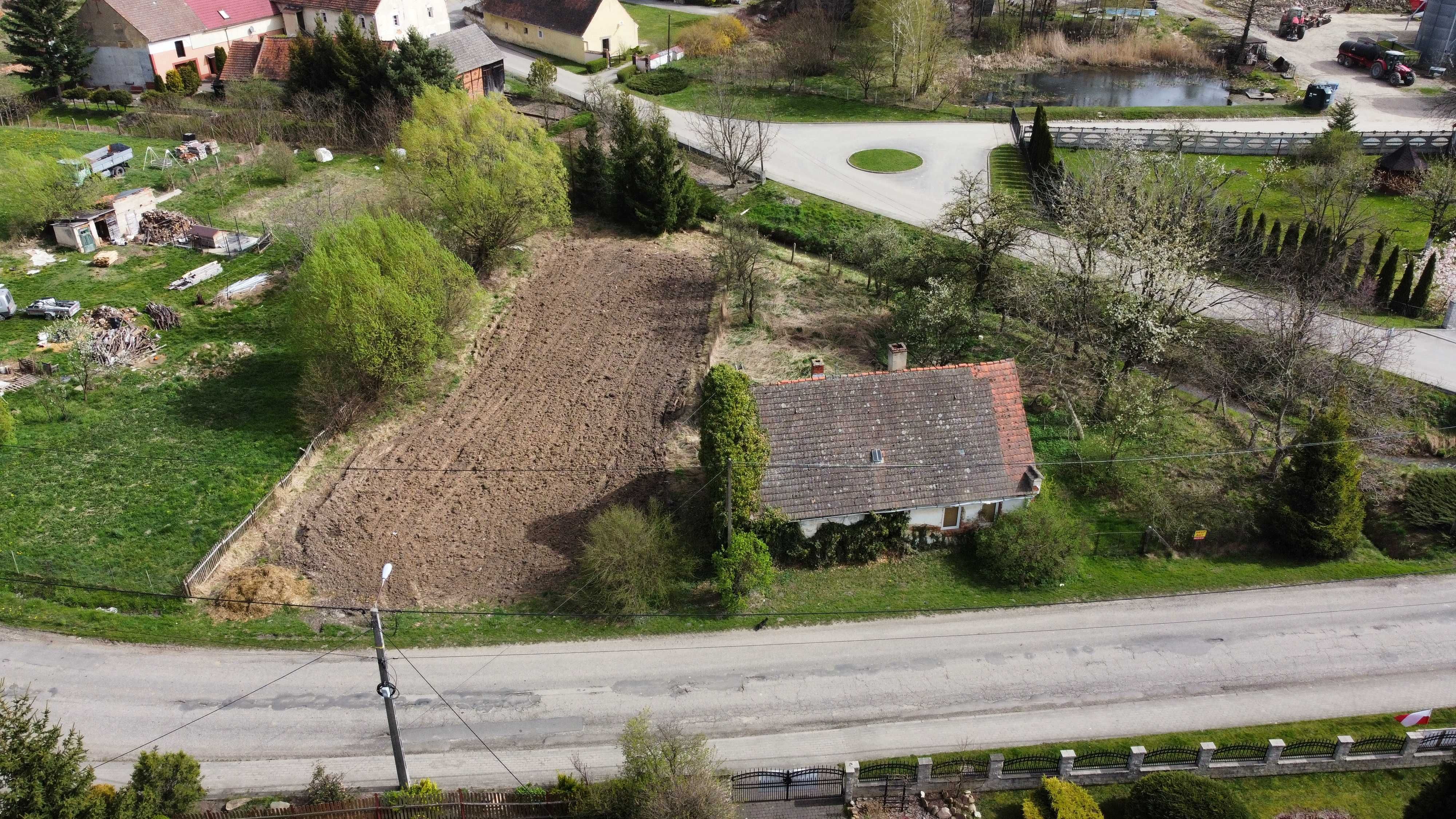 Ogród przy lesie 1628m2