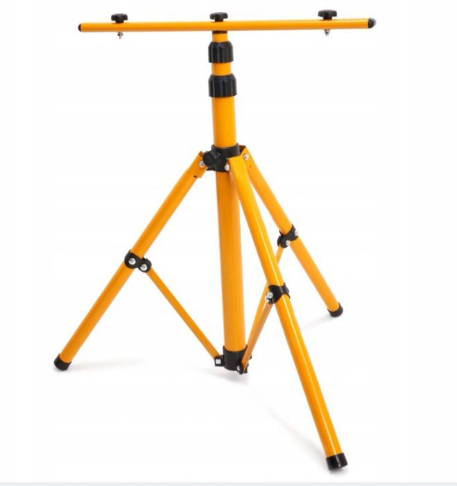 Nowy żółty statyw stojak na naświetlacz halogen LED