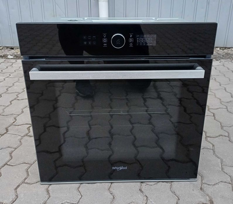 Вбудована духовка духова шафа Вірпул Whirlpool 6 Sense піроліз чорна