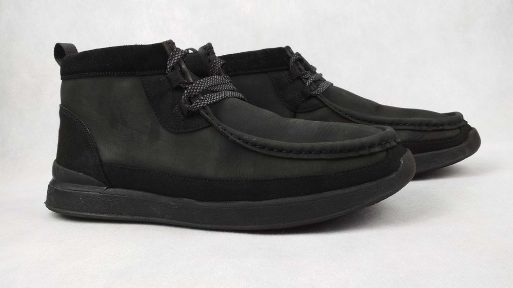 CLARKS Race Lite Wally Trzewiki Półbuty Skórzane Roz. 44