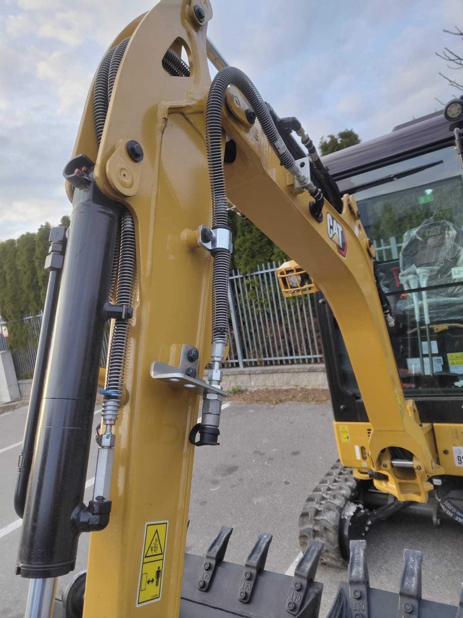 Minikoparka CAT 301.6 ! 3 Łyżki + Szybkozłącze mechaniczne i inne !