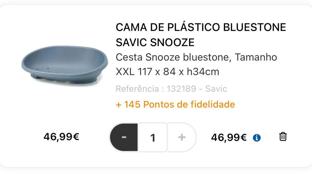 Cama Cão plastico