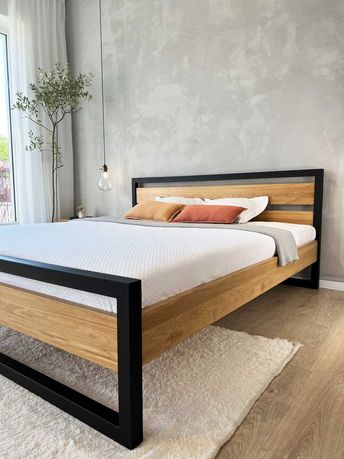 Łóżko drewniane 160x200 buk naturalny od producenta Promocja