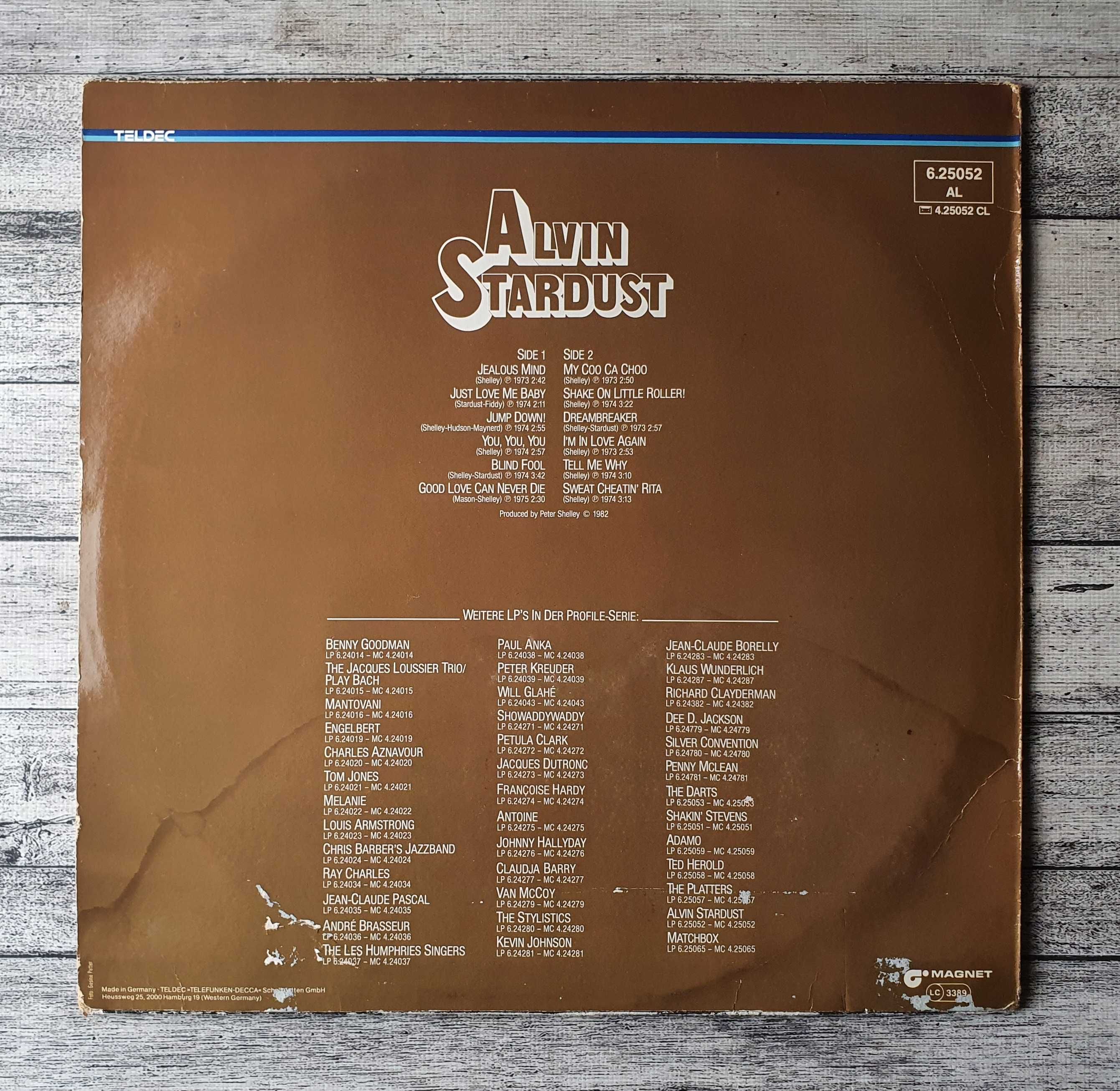 Alvin Stardust Profile LP 12