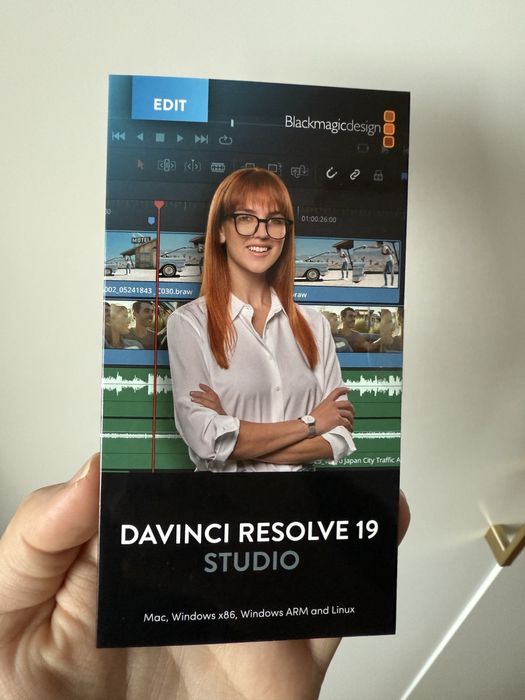 Davinci Resolve 19 Studio Blackmagic Design program do montażu edycji