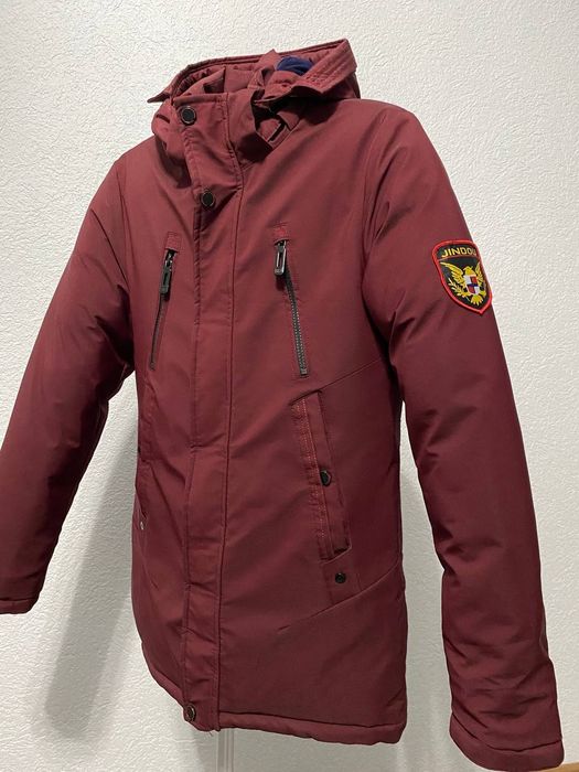 Зимова куртка (вишнева)