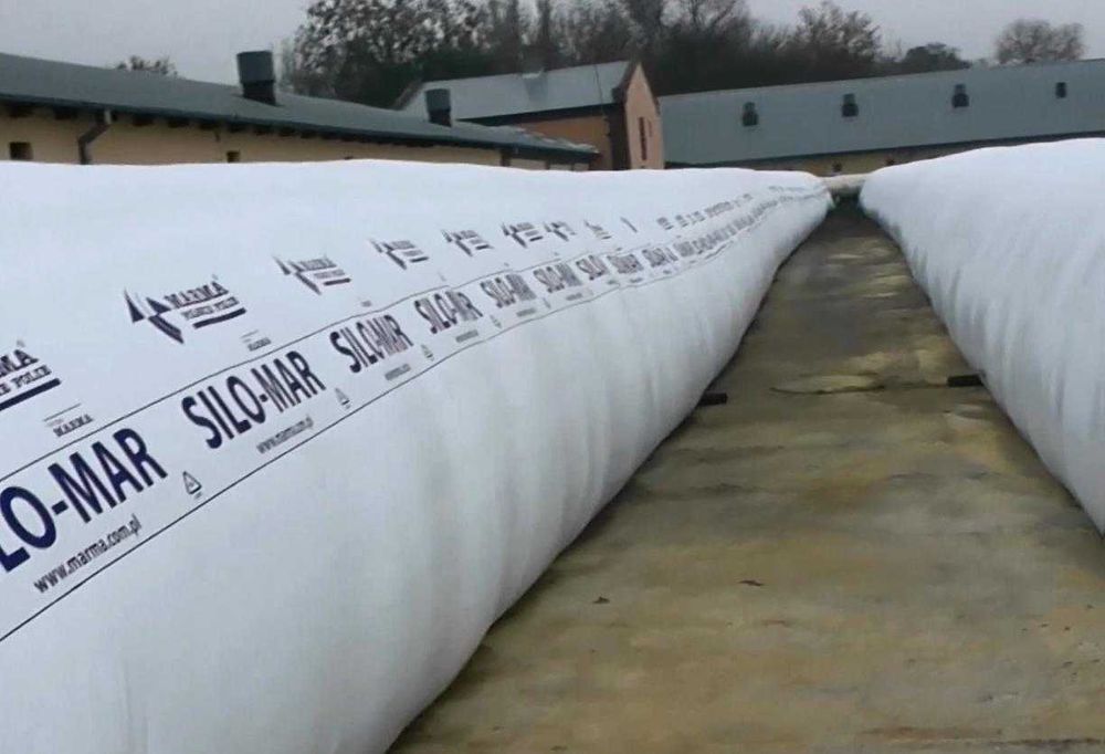 Rękaw Czarno - Biały SILO-MAR 2,7m x 75m, gr 200mic