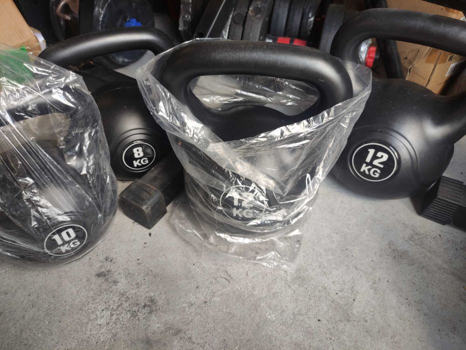 Kettlebell obciążenie bitumiczne 12kg odważnik kulowy