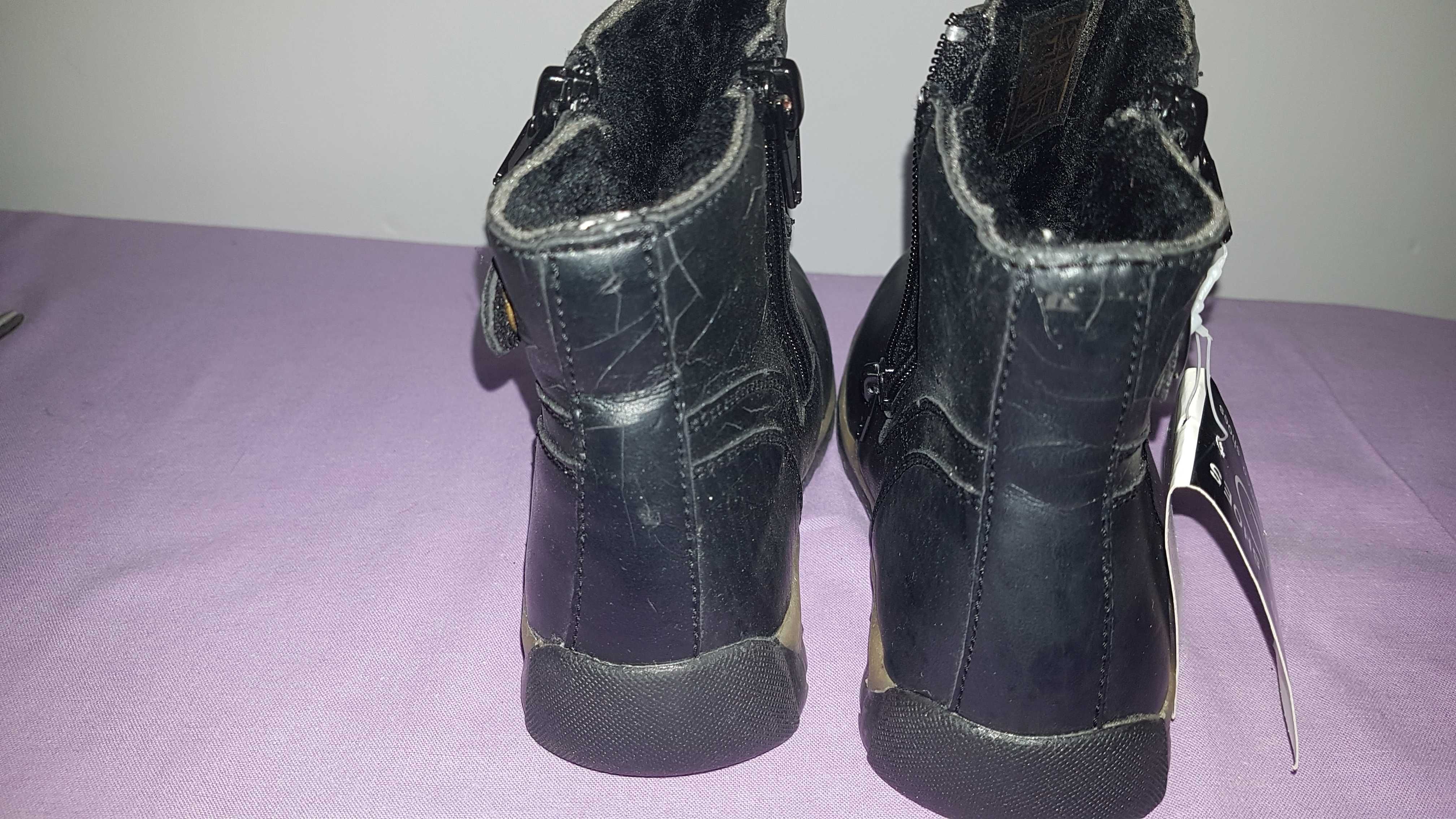 Buty zimowe  czarne - kozaczki