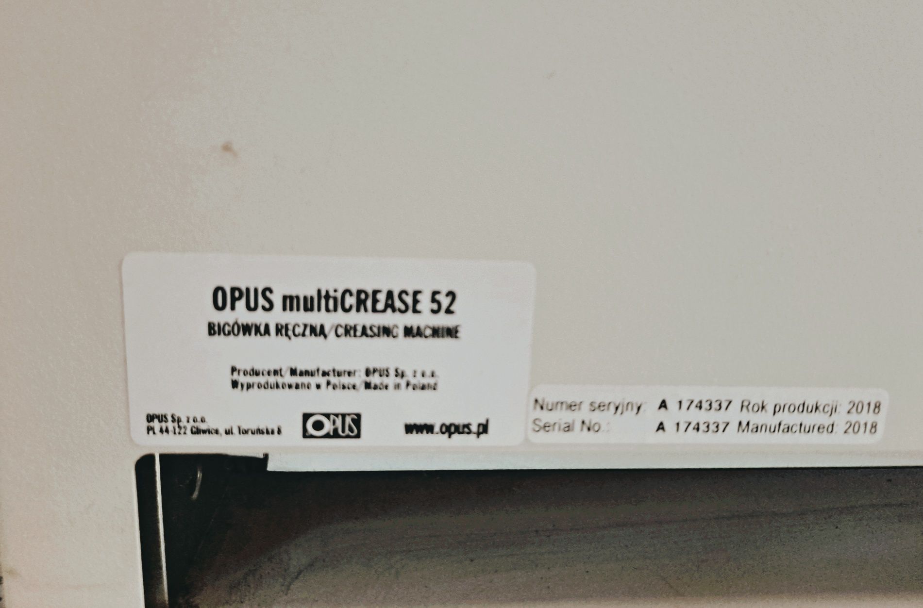 Bigówka bigownica opus multicrease52