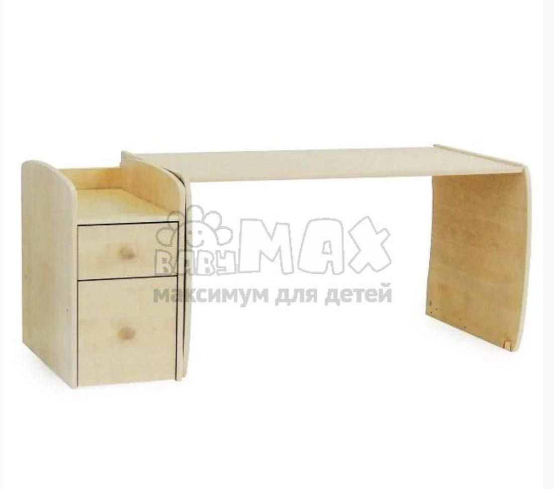 Кроватка ліжечко-трансформер 4 в 1 з ящиками, маятником (0-10р)