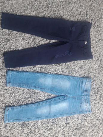 Spodnie jeansowe roz 104 nowe