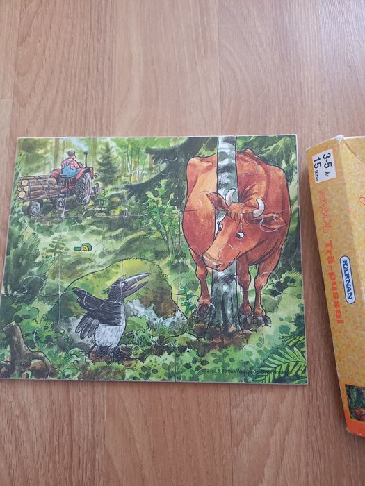 Puzzle drewniwne 3+ dla dzieci