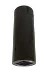 BLACK WEEKS Okap wyspowy LORD O7  tuba, średnica 39cm, czarny mat