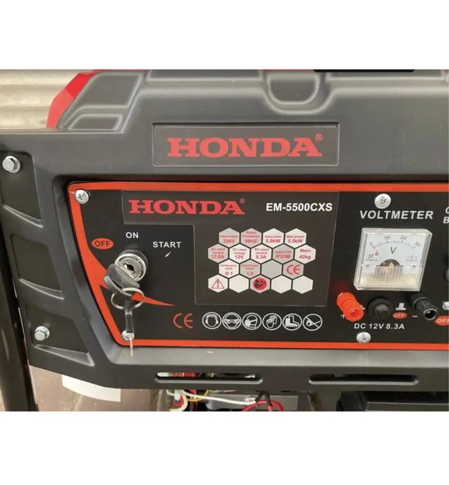 Генератор HONDA 5-5.5 кВт с электростартером автозапуск EM5500CXS 5квт