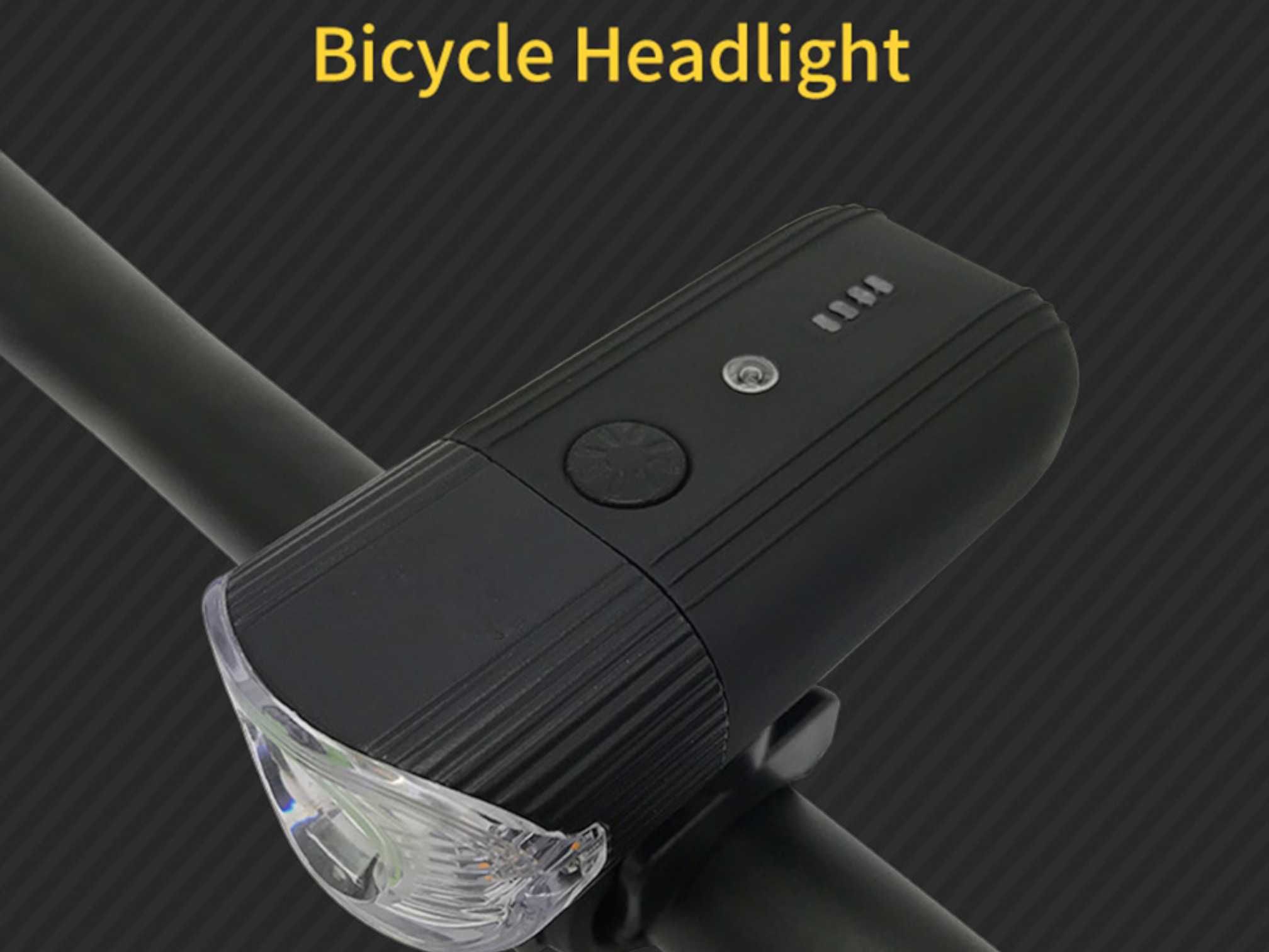 Inteligentne rowerowe światło lampka LED rowerowa latarka USB