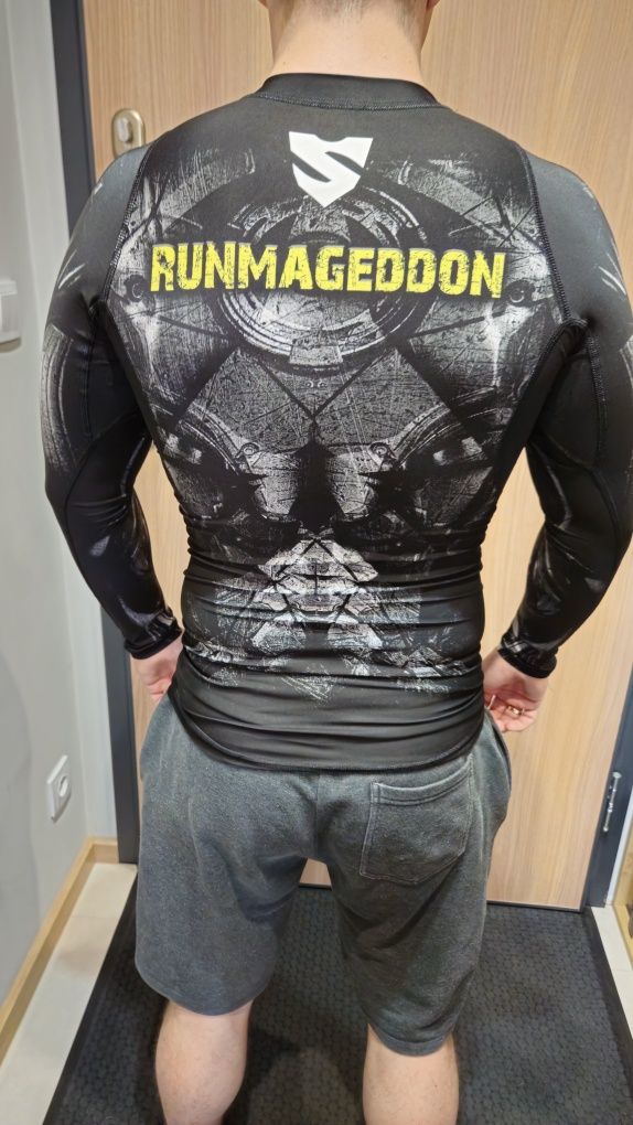 Nowa Koszulka Longsleeve Smmash Runmageddon M kompresyjna Gratis buff