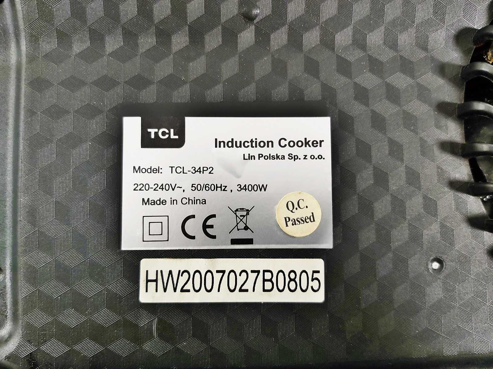 Płyta indukcyjna TCL 34P2 3400 W