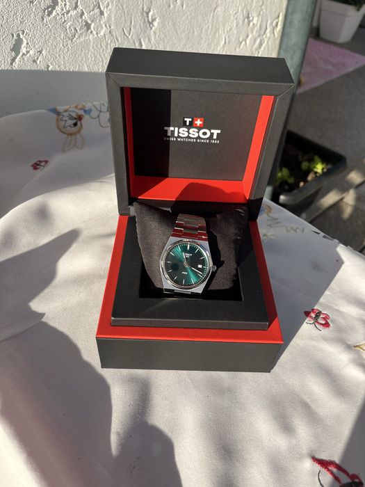 Tissot PRX 40mm (Verde)    Deixe o Relógio falar por sí