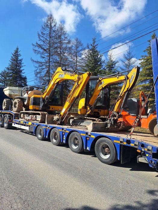 Usługi ziemne i brukarskie  koparka