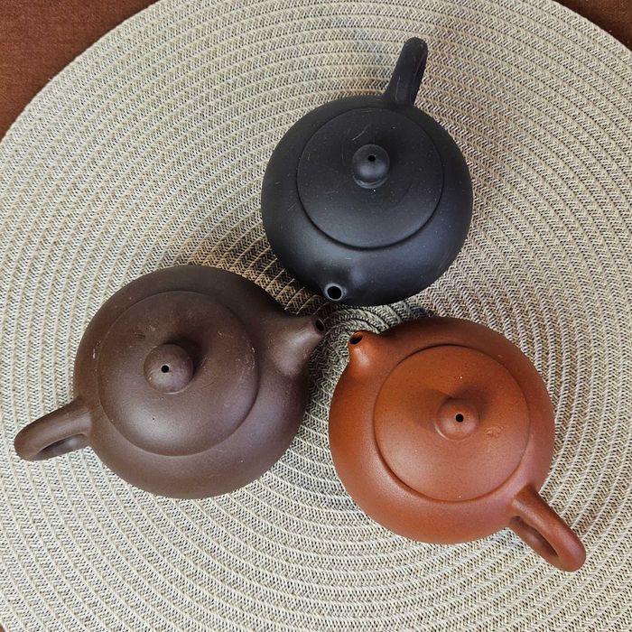 Чайник для чайной церемонии • китайский чайник 210мл • исинская глина