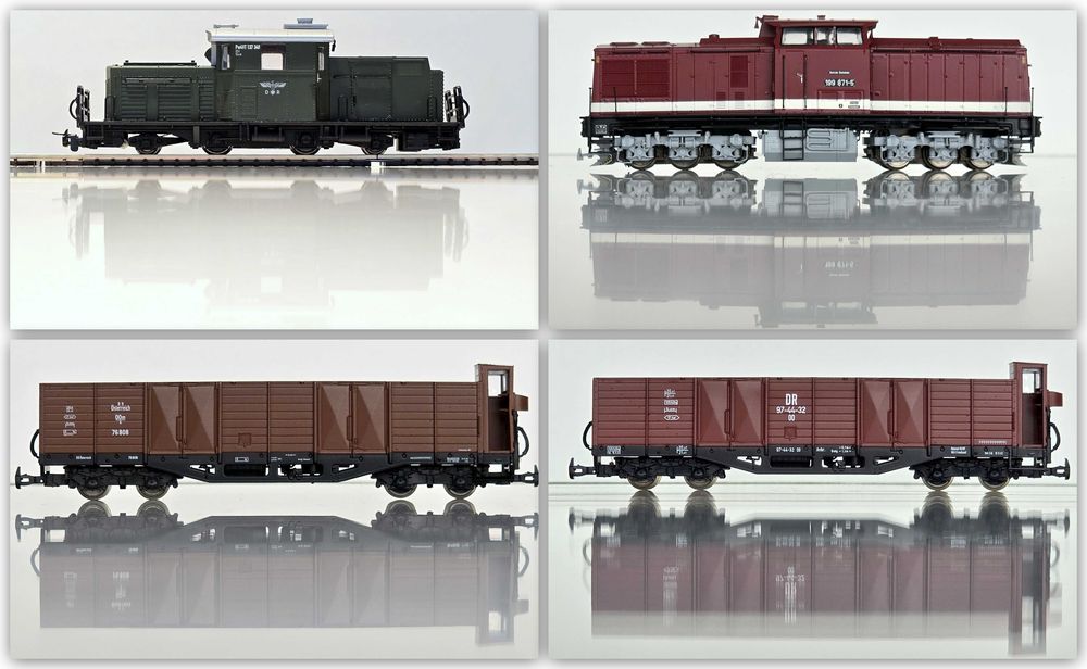 Brawa/Roco/Liliput - zestaw kolejki wąskotorowej w skali H0e