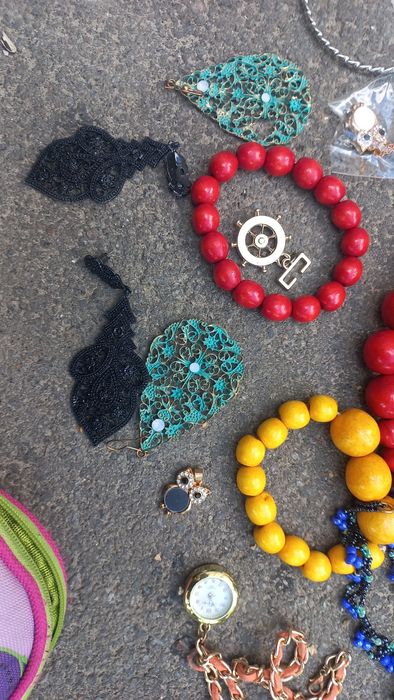 Бусы, брошь, браслет, одним лотом!