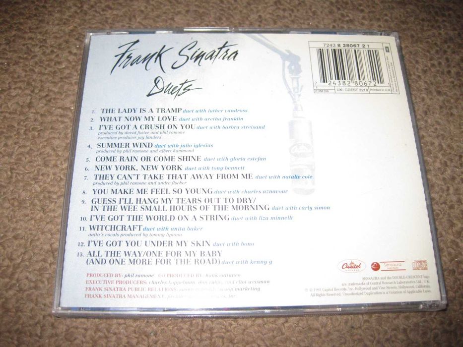 CD do Frank Sinatra "Duets" Portes Grátis!