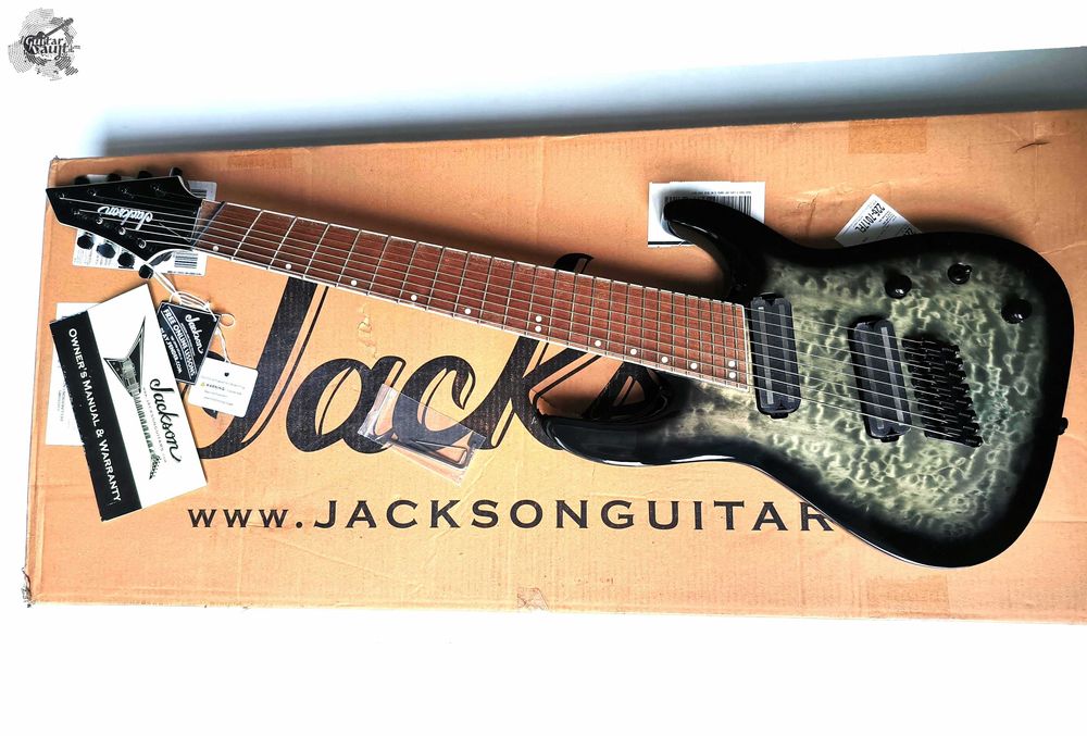 Новий 8 струн мультік Jackson Soloist Arch Top SLATX8Q MS '2024 TBB