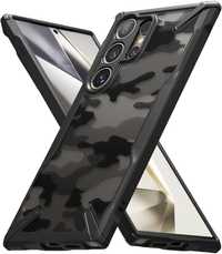 Набор фирма Ringke чехол Fusion-X Camo пленка Samsung Galaxy S24 Ultra