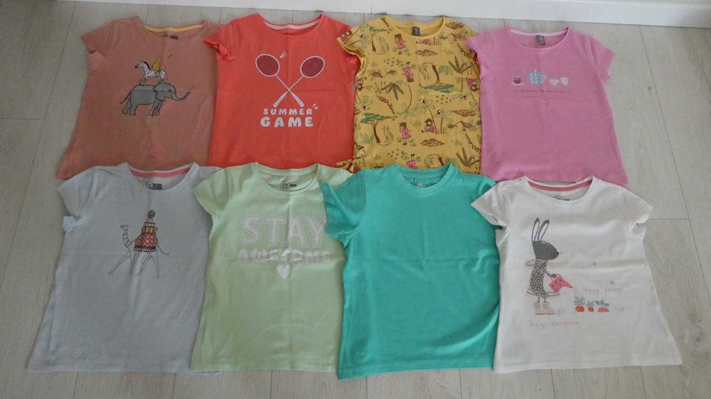 Ubranka dziewczęce rozmiar 128