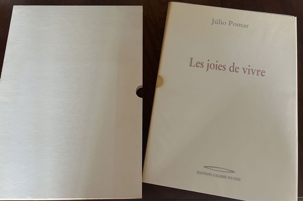 Livro Júlio Pomar Les joies de vivre