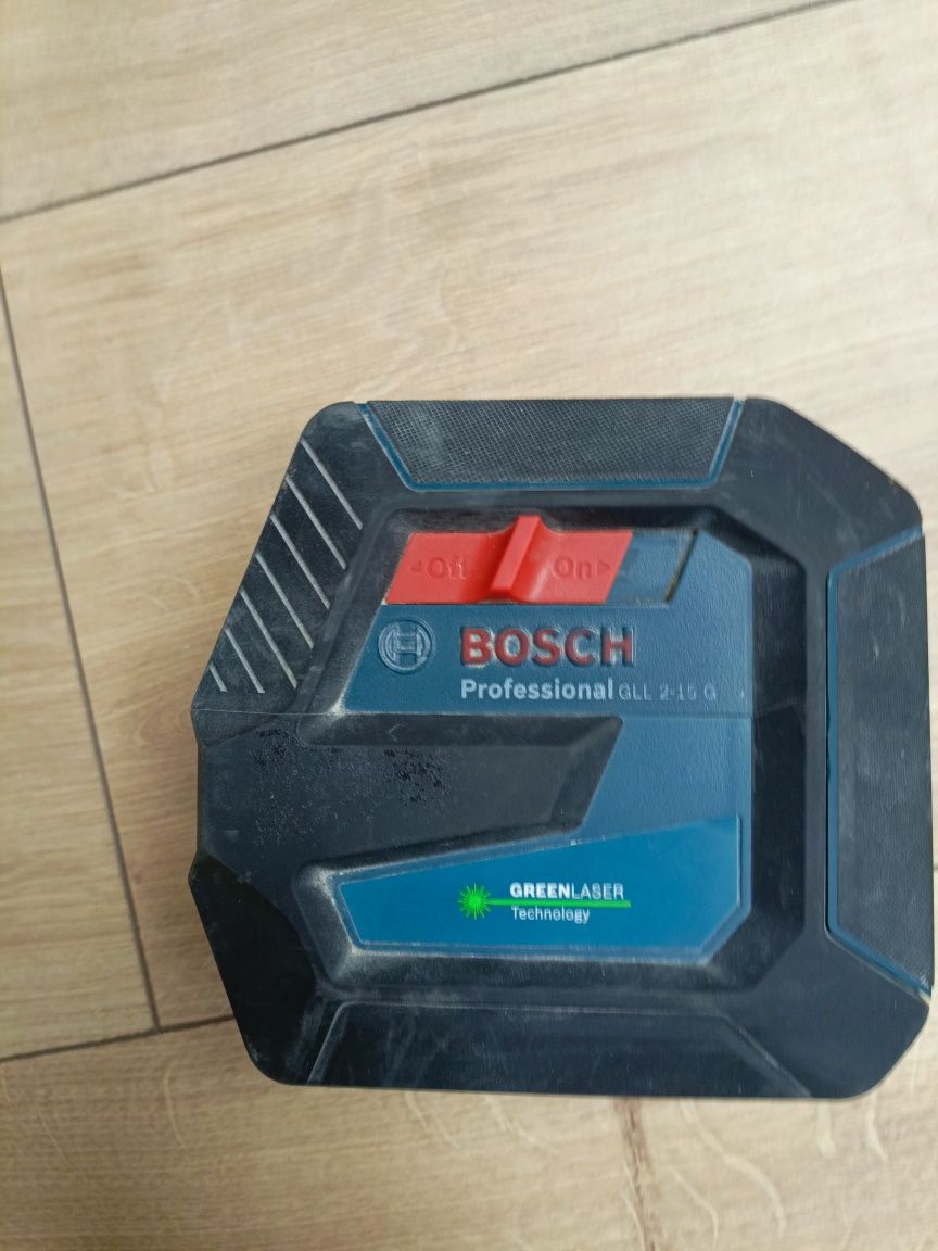 Laser krzyżowy Bosch GLL 2-15 G Professional zielony zielona wiązka