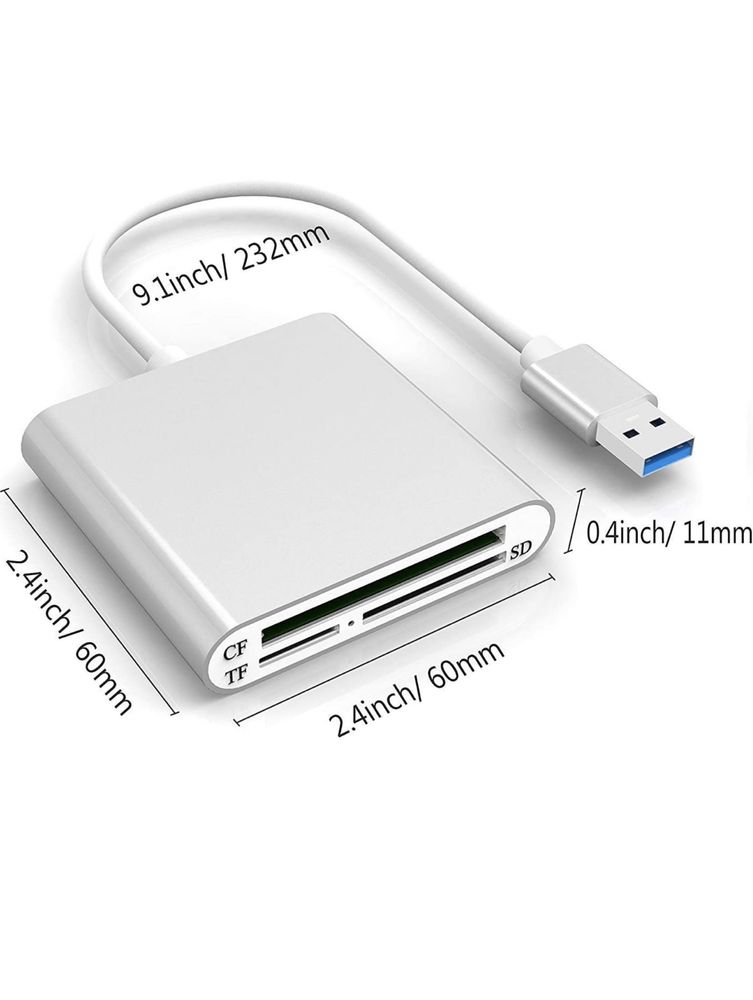 Adapter czytnika kart SD, Kompaktowy czytnik kart pamięci USB 3.0