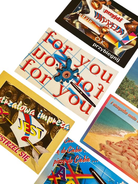 Pocztówki, ludzie, pozdrowienia, printcard, merigraf, top graphic