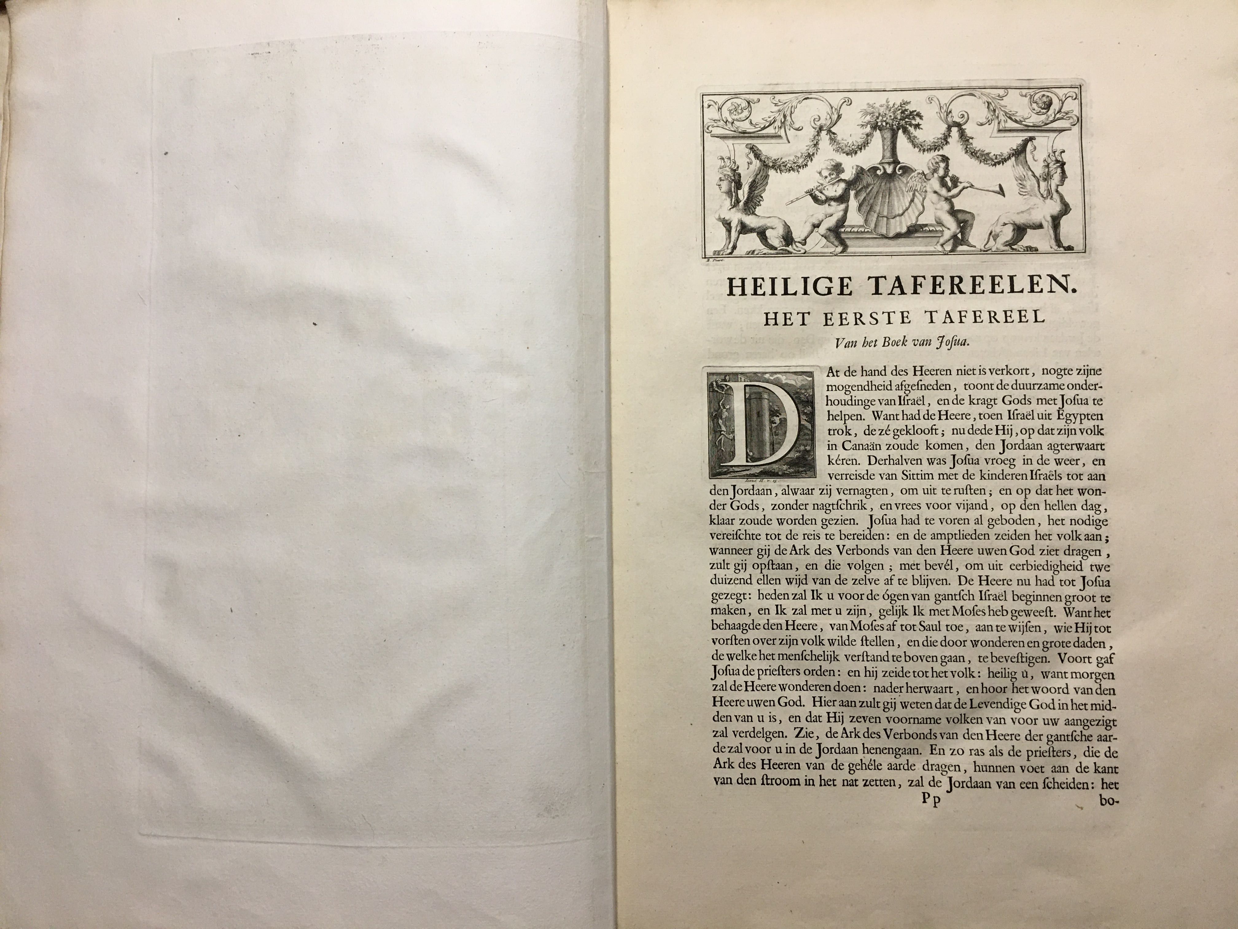 Антикварная Библия с гравюрами.  Комплект из 3-х томов. 1728 год