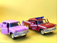 Металева модель ГАЗ-13 Чайка Масштаб 1:48 Пожежна / Пожарная служба