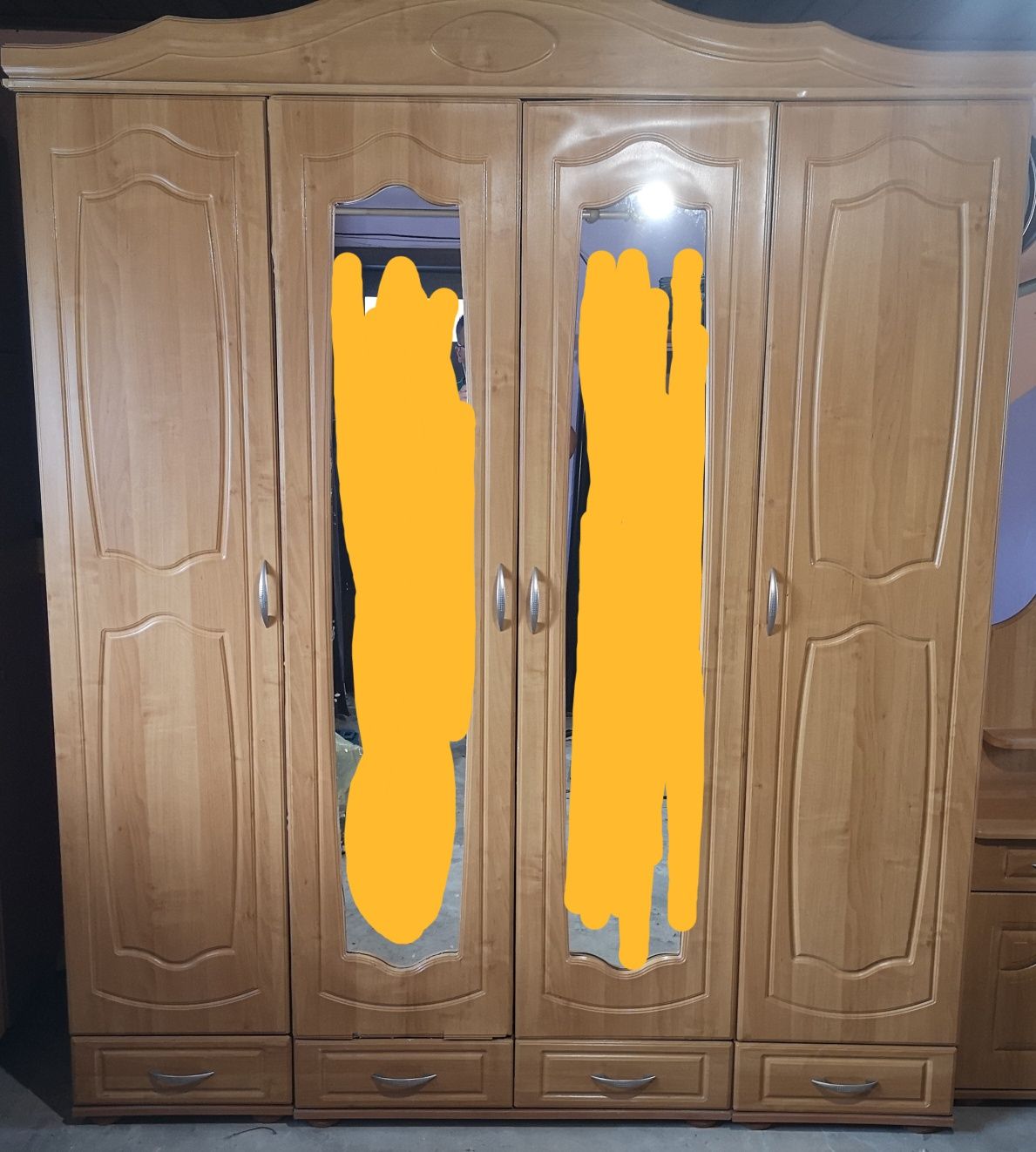 Meble do sypialni, łóżko, szafa, toaletka, szafki